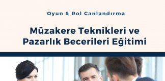 Müzakere Teknikleri Ve Pazarlık Becerileri Eğitimi