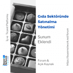 Gıda Sektörü ve Satınalma Yönetimi