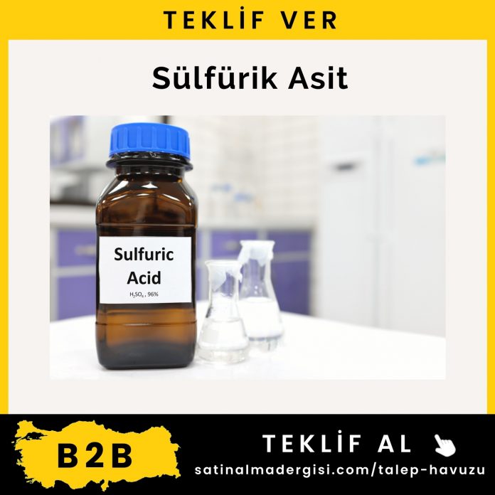 Alım Talebi Sülfürik Asit