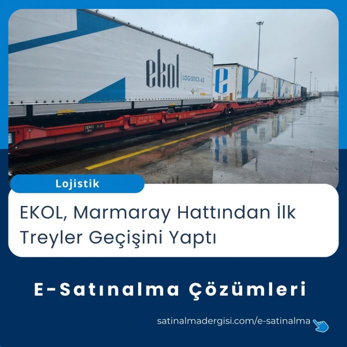 E Satınalma çözümleri Haber Ekol, Marmaray Hattından İlk Treyler Geçişini Yaptı