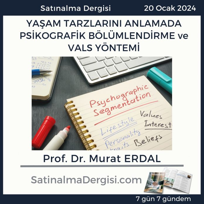 7 Gündem Satınalma Dergisi Yaşam Tarzlarini Anlamada Psi̇kografi̇k Bölümlendi̇rme Ve Vals Yöntemi̇