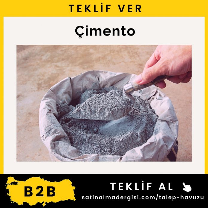 Alım Talebi çimento