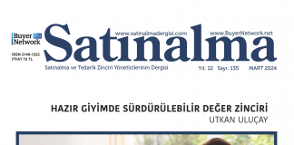 Satınalma Dergisi Mart 2024 Kapak