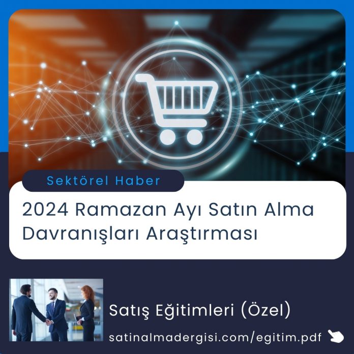 Satınalma Eğitimi 2024 Ramazan Ayı Satın Alma Davranışları Araştırması