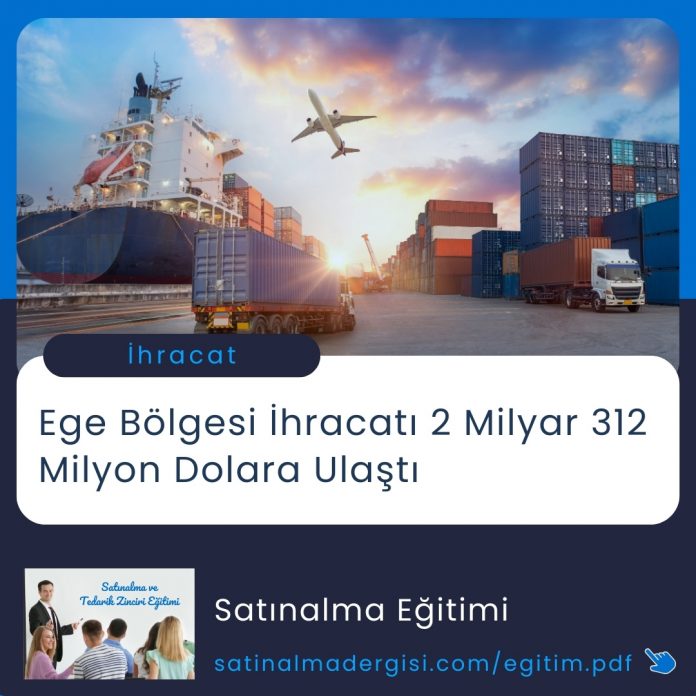 Satınalma Eğitimi Ege Bölgesi İhracatı 2 Milyar 312 Milyon Dolara Ulaştı