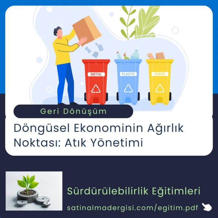 Satınalma Eğitimi Döngüsel Ekonomi̇ni̇n Ağırlık Noktası Atık Yöneti̇mi̇