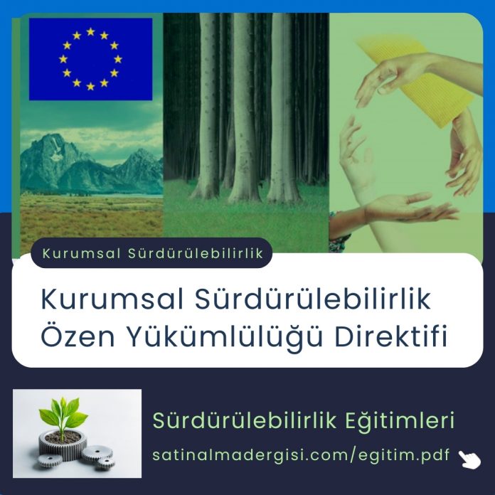 Sürdürülebilirlik Eğitimleri Kurumsal Sürdürülebilirlik özen Yükümlülüğü (durum Tespiti) Direktifi