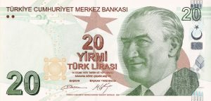 20 Liralık Banknot Görsel