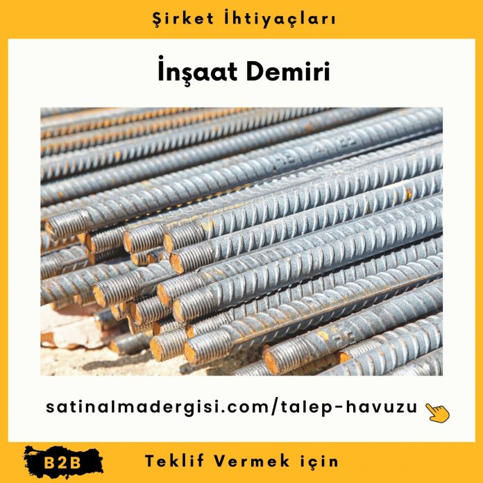 Alım Talebi İnşaat Demiri