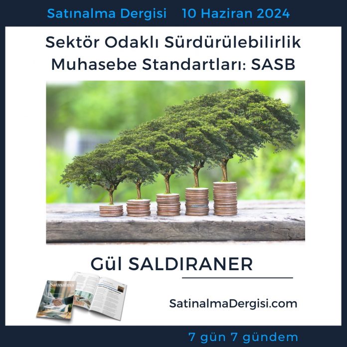 Satınalma Dergisi 7 Gün 7 Gündem Sektör Odaklı Sürdürülebilirlik Muhasebe Standartları Sasb