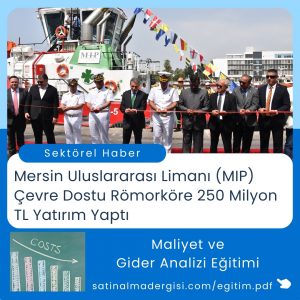 Satınalma Eğitimi Mersin Uluslararası Limanı (mip) çevre Dostu Römorköre 250 Milyon Tl Yatırım Yaptı