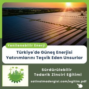 Satınalma Eğitimi Türkiye'de Güneş Enerjisi Yatırımlarını Teşvik Eden Unsurlar1