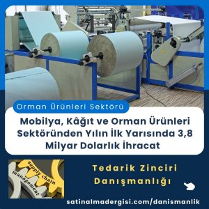 Satınalma Eğitimi Mobilya, Kâğıt Ve Orman ürünleri Sektöründen Yılın İlk Yarısında 3,8 Milyar Dolarlık İhracat