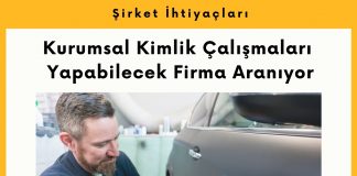 Alım Talebi Kurumsal Kimlik çalışmaları Yapabilecek Firma Aranıyor