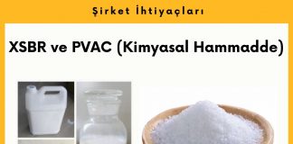 Alım Talebi Xsbr Ve Pvac (kimyasal Hammadde)