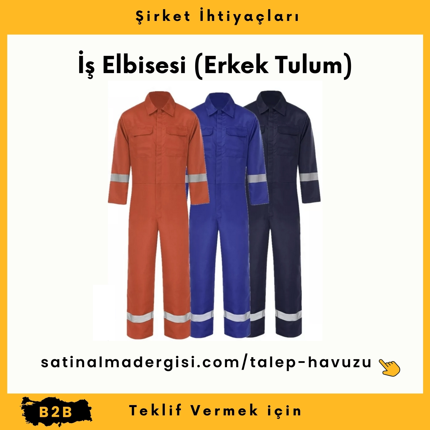 Alım Talebi İş Elbisesi (erkek Tulum)