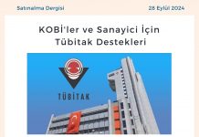 Satınalma Dergisi 7 Gün 7 Gündem Kobi̇'ler Ve Sanayici İçin Tübitak Destekleri