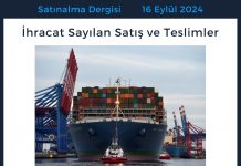 Satınalma Dergisi 7 Gün 7 Gündem İhracat Sayılan Satış Ve Teslimler