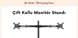 Alım Talebi çift Kollu Monitör Standı