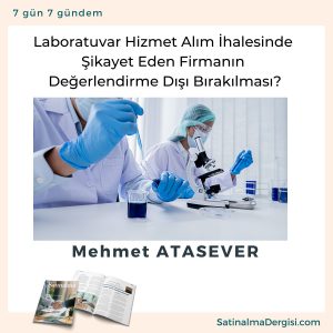 Laboratuvar Hizmet Alım İhalesi