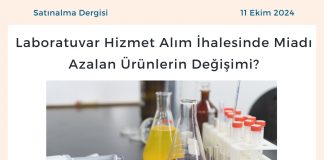 Satınalma Dergisi 7 Gün 7 Gündem Laboratuvar Hizmet Alım İhalesinde Miadı Azalan ürünlerin Değişimi