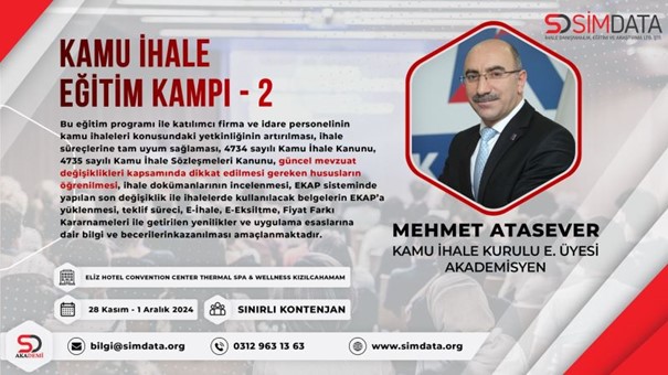 Si̇mdata Akademi Kamu İhale Eğitim Kampı