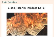 Sıcak Paranın İhracata Etkisi Satınalma Dergisi 7 Gün 7 Gündem