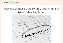 Hangi Durumda Cumartesi Günü Yıllık İzin Süresinden Sayılmaz Satınalma Dergisi 7 Gün 7 Gündem