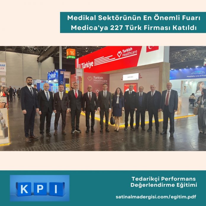 Tedarikçi Performans Değerlendirme Eğitimi Haber Medikal Sektörünün En önemli Fuarı Medica'ya 227 Türk Firması Katıldı