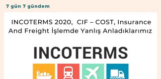 Incoterms 2020, Cif – Cost, Insurance And Freight İşlemde Yanlış Anladıklarımız Satınalma Dergisi 7 Gün 7 Gündem