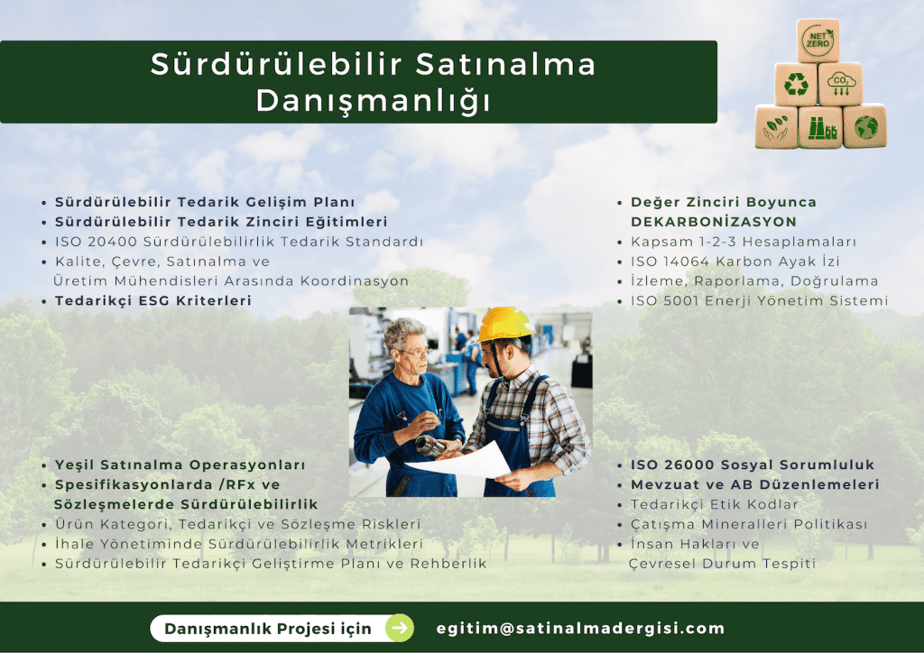 Sustainability Sürdürülebilir Satın Alma Danışmanlığı Eğitimleri