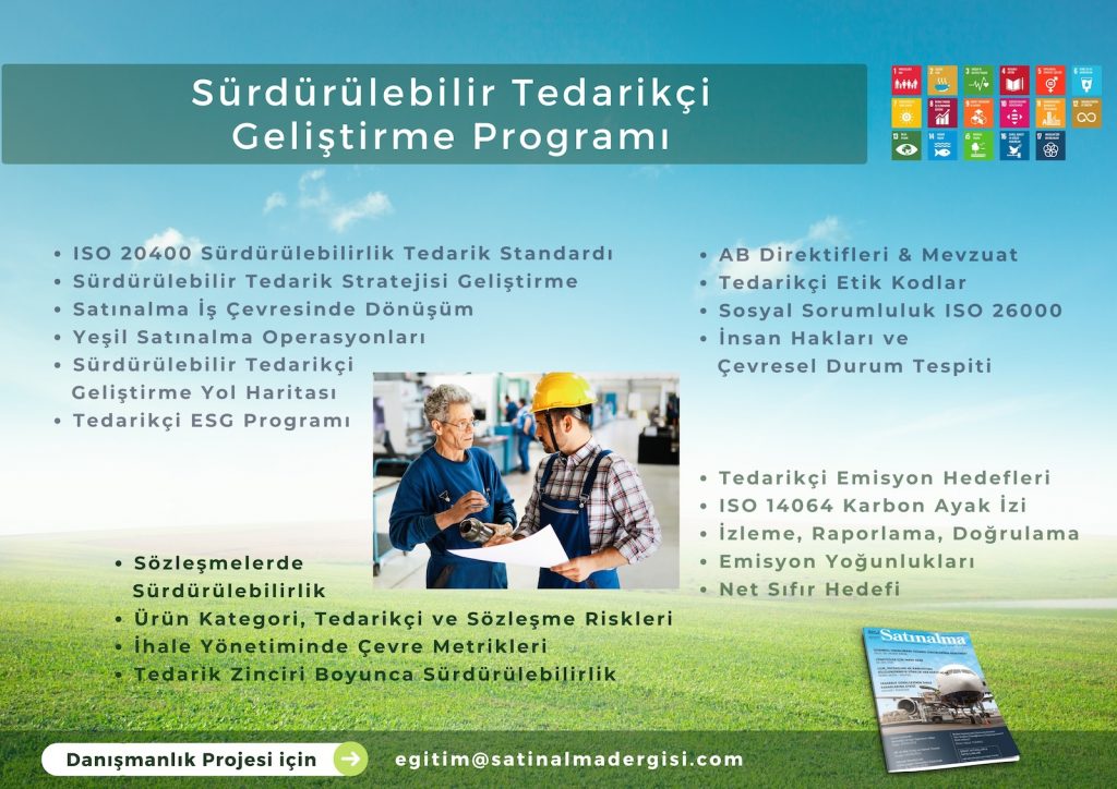 Sürdürülebilir Tedarikçi Geliştirme Programı Sürdürülebilir Tedarikçi Geliştirme Programı