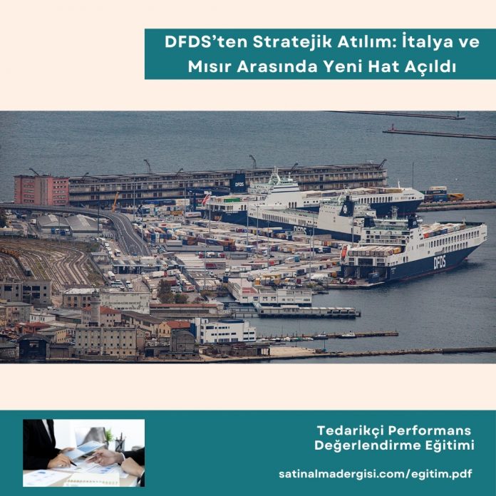 Tedarikçi Performans Değerlendirme Eğitimi Dfds’ten Stratejik Atılım İtalya Ve Mısır Arasında Yeni Hat Açıldı