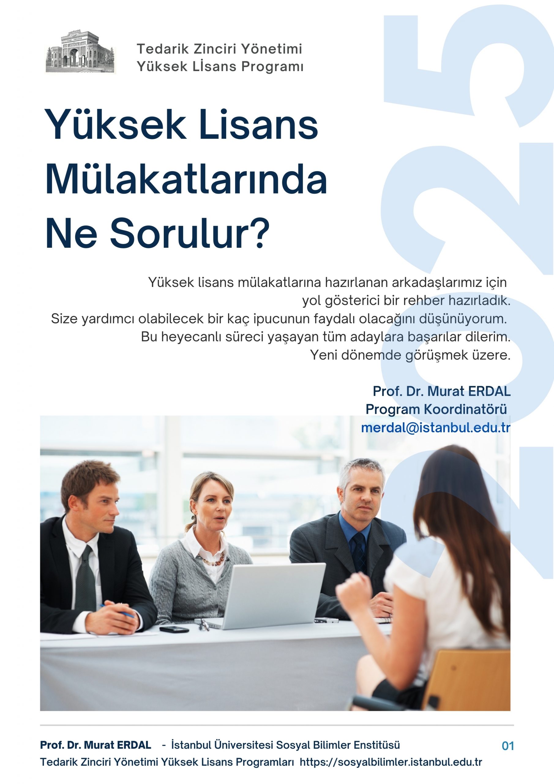 Yüksek Lisans Mülakatları