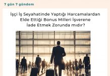 İşçi İş Seyahatinde Yaptığı Harcamalardan Elde Ettiği Bonus Milleri İşverene İade Etmek Zorunda Mıdır Satınalma Dergisi 7 Gün 7 Gündem