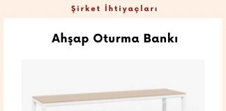 Alım Talebi Ahşap Oturma Bankı