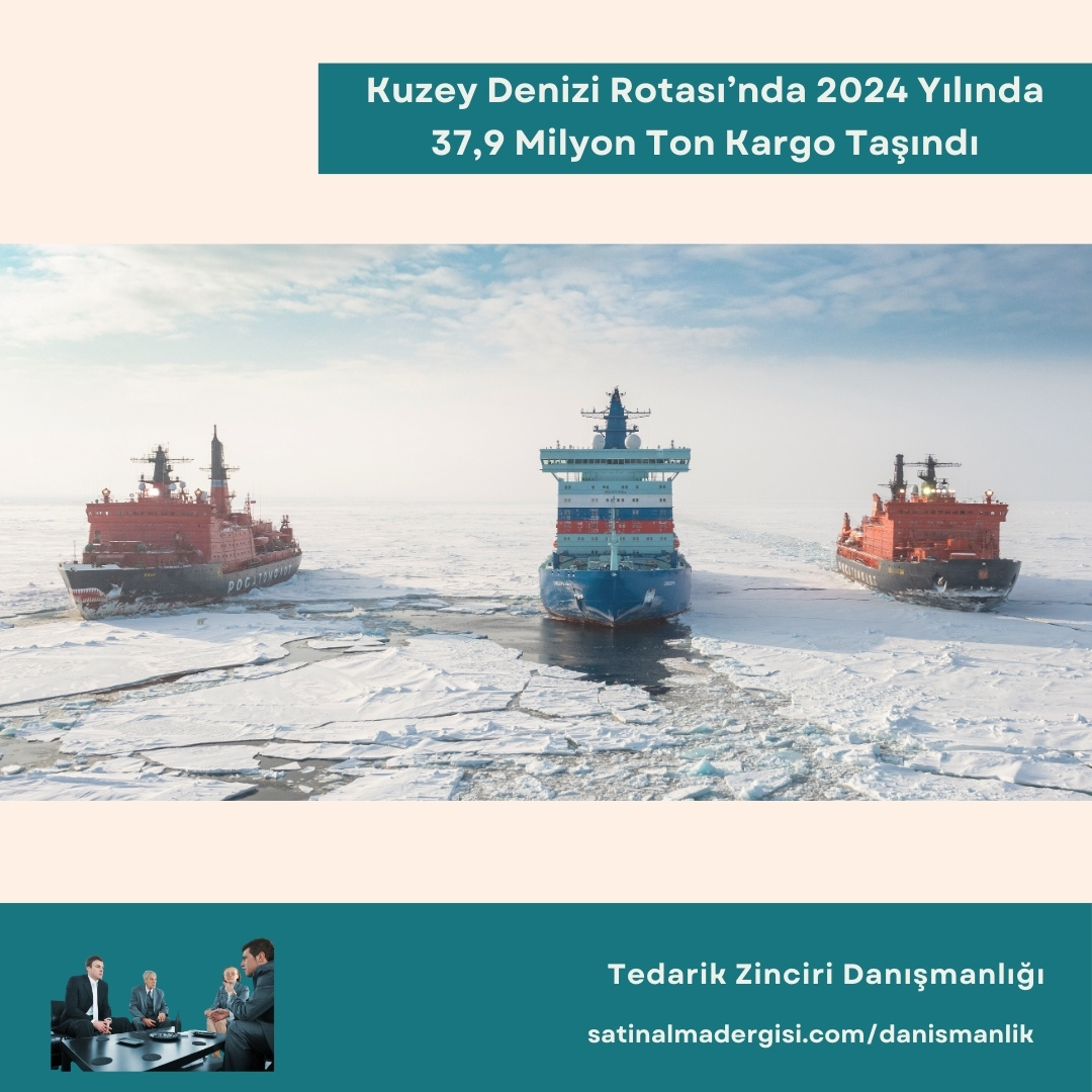 Tedarik Zinciri Danışmanlığı Haber Kuzey Denizi Rotası’nda 2024 Yılında 37,9 Milyon Ton Kargo Taşındı