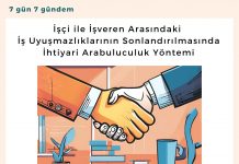 İşçi Ile İşveren Arasındaki İş Uyuşmazlıklarının Sonlandırılmasında İhtiyari Arabuluculuk Yöntemi Satınalma Dergisi 7 Gün 7 Gündem