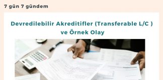 Devredilebilir Akreditifler (transferable Lc ) Ve örnek Olay