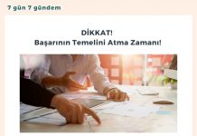 Di̇kkat! Başarının Temelini Atma Zamanı