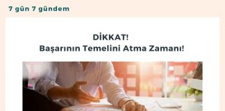 Di̇kkat! Başarının Temelini Atma Zamanı