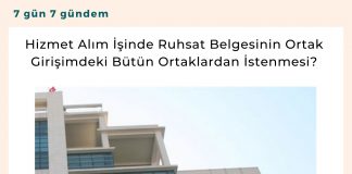 Hizmet Alım İşinde Ruhsat Belgesinin Ortak Girişimdeki Bütün Ortaklardan İstenmesi