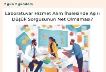 Laboratuvar Hizmet Alım İhalesinde Aşırı Düşük Sorgusunun Net Olmaması Satınalma Dergisi 7 Gün 7 Gündem