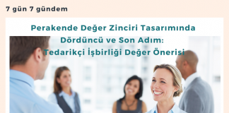 Perakende Değer Zinciri Tasarımında Dördüncü Ve Son Adım Tedarikçi İşbirliği Değer önerisi