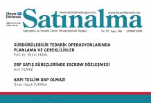 Satınalma Dergisi şubat 2025 Kapak