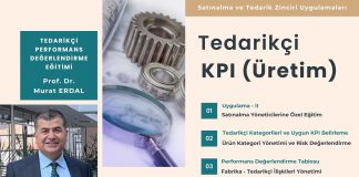 Tedarikçi Kpi Performans Değerlendirme