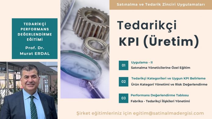 Tedarikçi Kpi Performans Değerlendirme