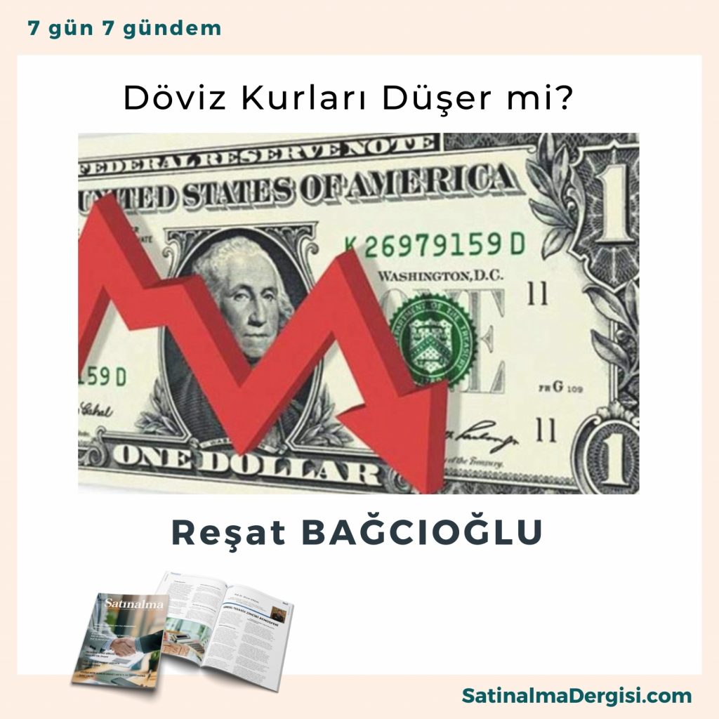 Döviz Kurları Düşer Mi Satınalma Dergisi 7 Gün 7 Gündem