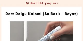 Alım Talebi Derz Dolgu Kalemi (su Bazlı Beyaz)