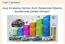 Araç Kiralama Hizmet Alım İhalesinde ödeme Sürelerinde çelişki Olması Satınalma Dergisi 7 Gün 7 Gündem